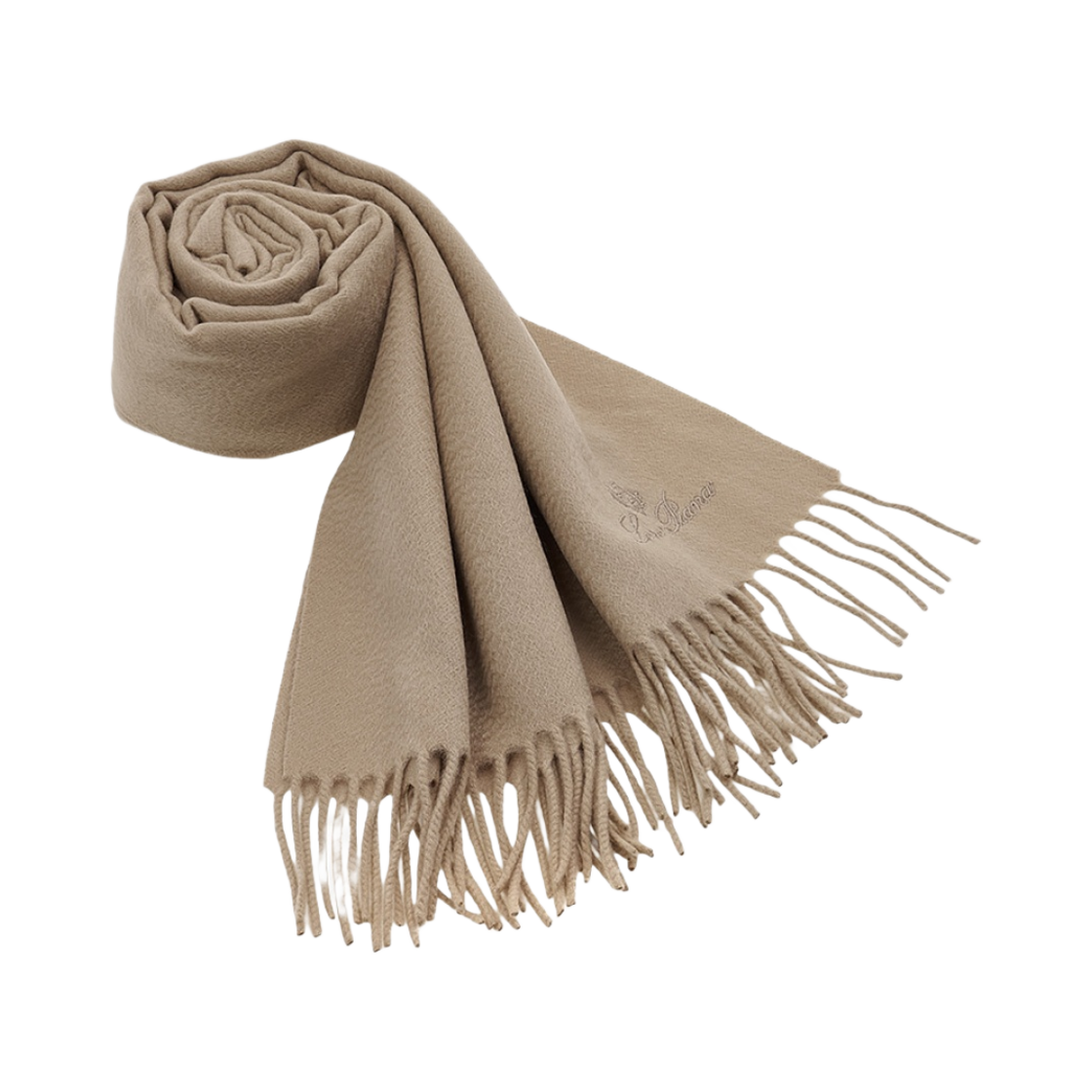 FAO3765-D754 Loro Piana Opera Stole Cashmere Scarf Shadow Gold