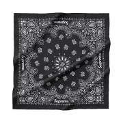 Supreme Silk Bandana Black - 25SS