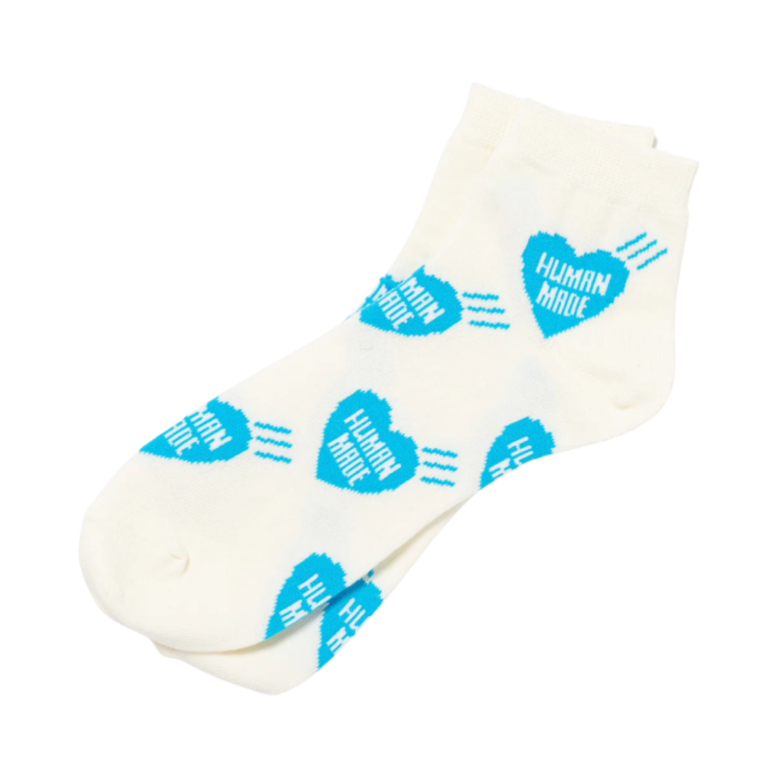 휴먼 메이드 하트 숏 삭스 블루