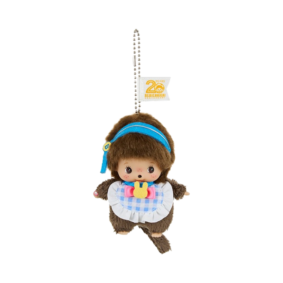 몬치치 아이돌 SS 베비치치 키 체인 블루(Monchhichi Idol SS Bebichhichi Key Chain Blue)
