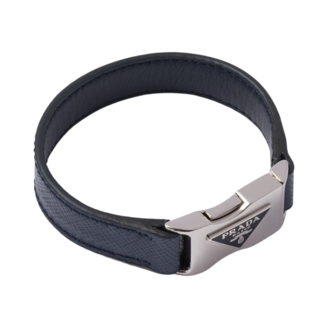 2IB433-053-F0216 Prada Saffiano Bracelet Baltic Blue