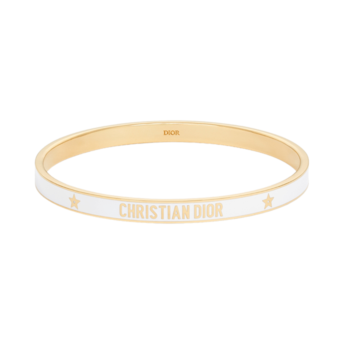 B2942WOMLQ-D14W (W) Dior Code Bangle Gold Finish Metal & Latte Lacquer - 대표 이미지 #1