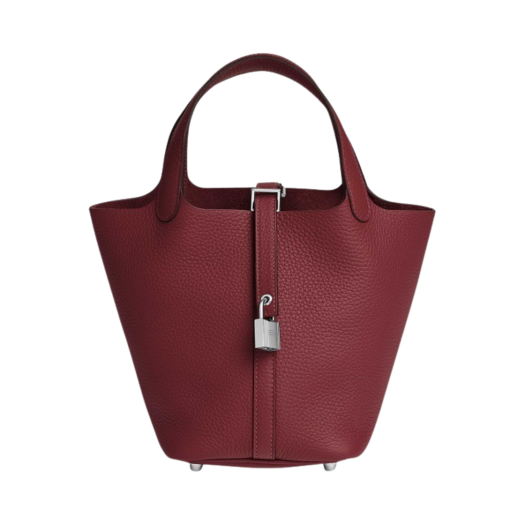 Hermes Picotin Lock 18 Bag Clemence & Palladium Rouge H