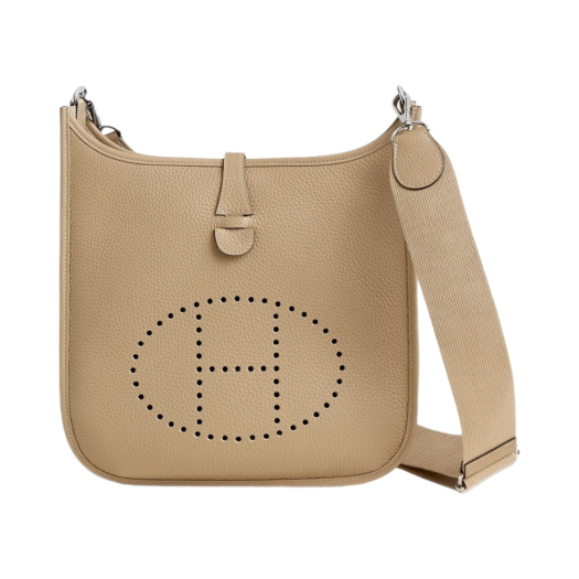 Hermes Evelyne III 29 Bag Clemence & Palladium Trench