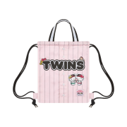 LG Twins x Hello Kitty Fashion Uniform Gym Sack Pink Black