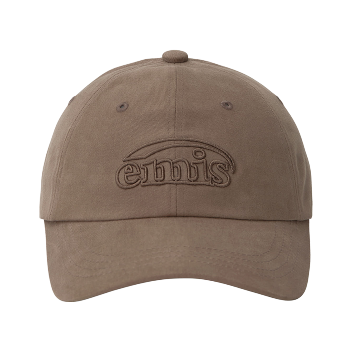 - Emis Cotton Brushed Ball Cap Brown