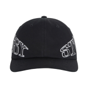 Stussy Low Pro Arc Strapback Black