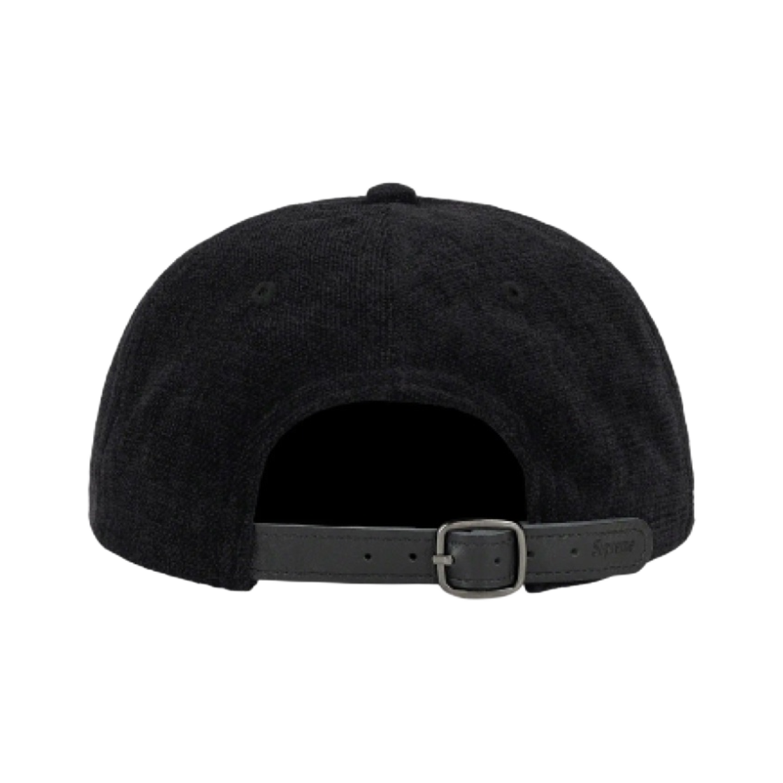 슈프림 셔닐 6-패널 캡 블랙 - 22SS(Supreme Chenille 6-Panel Black - 22SS) - 2
