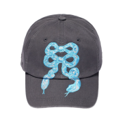 Open Yy Blue Ribbon Snake Ball Cap Charcoal