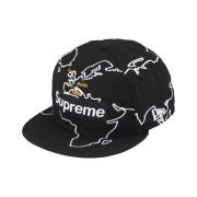 Supreme Worldwide Box Logo New Era Black - 23FW