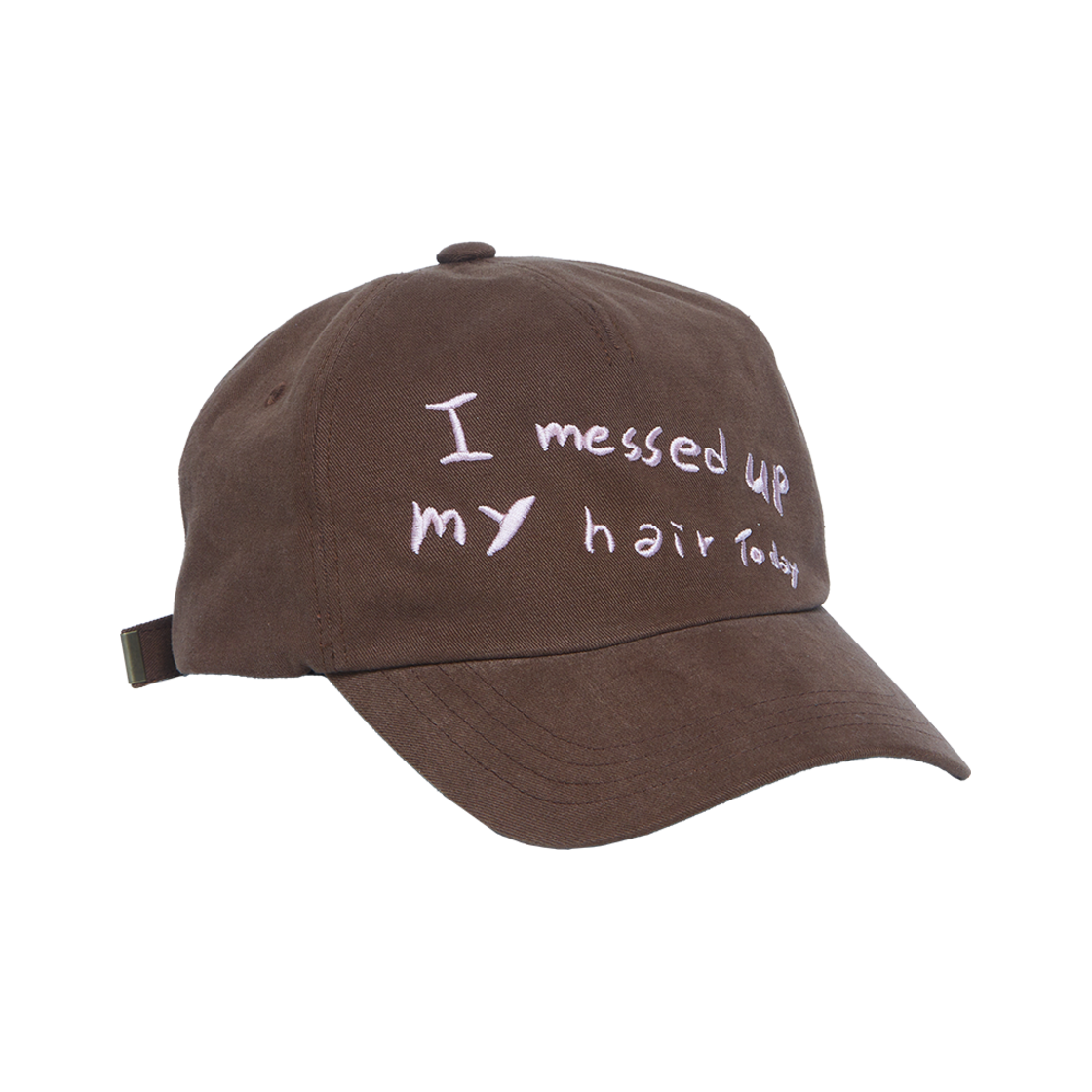 마스포켓 메스드 업 캡 브라운(Marspocket Messed Up Cap Brown)