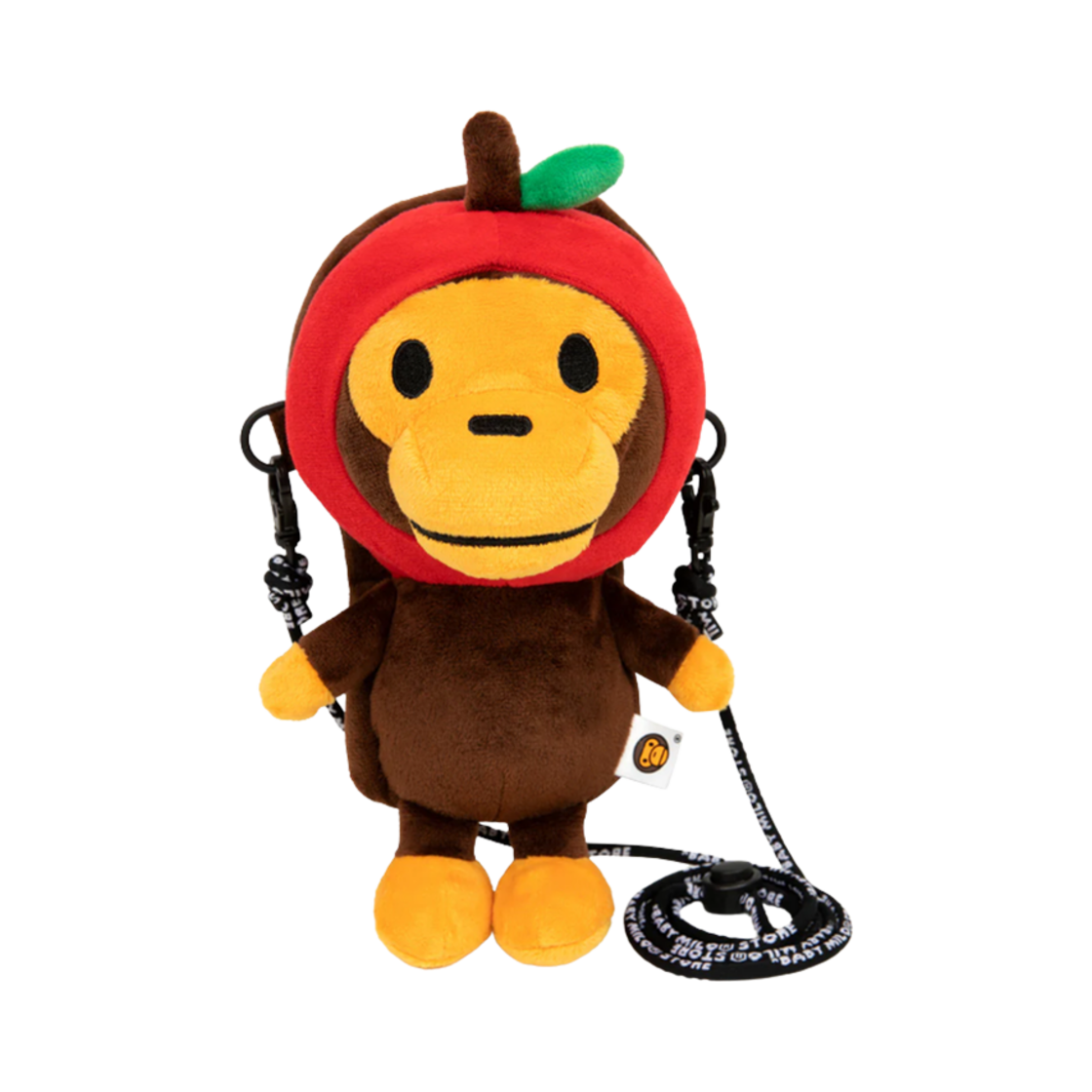 베이프 베이비 마일로 플러시 모바일 백 레드(BAPE Baby Milo Plush Mobile Bag Red)