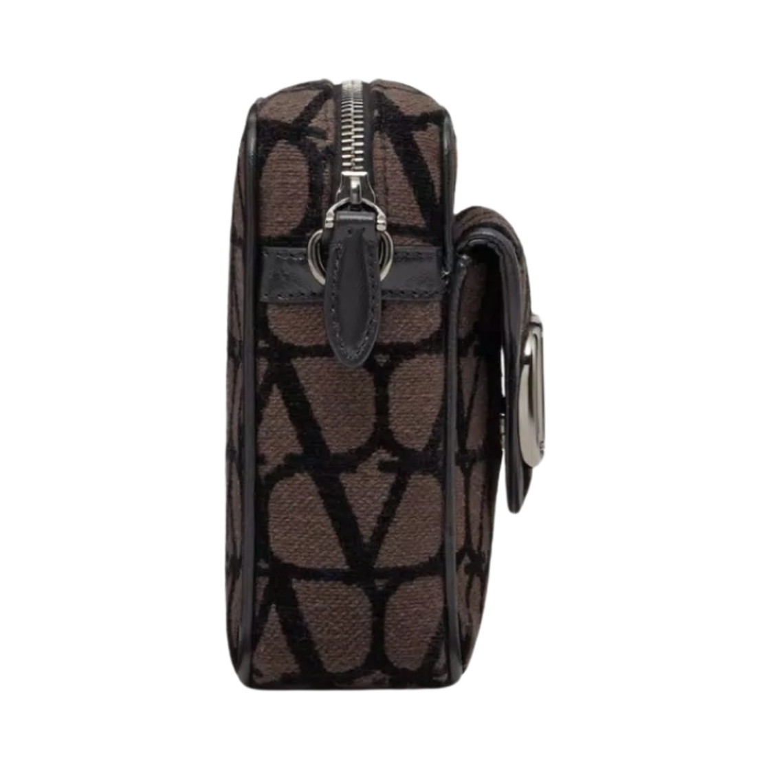 발렌티노 미니 로코 트왈 아이코노그래피 숄더백 블랙(Valentino Mini Loco Toile Iconographe Shoulder Bag Black) - 3