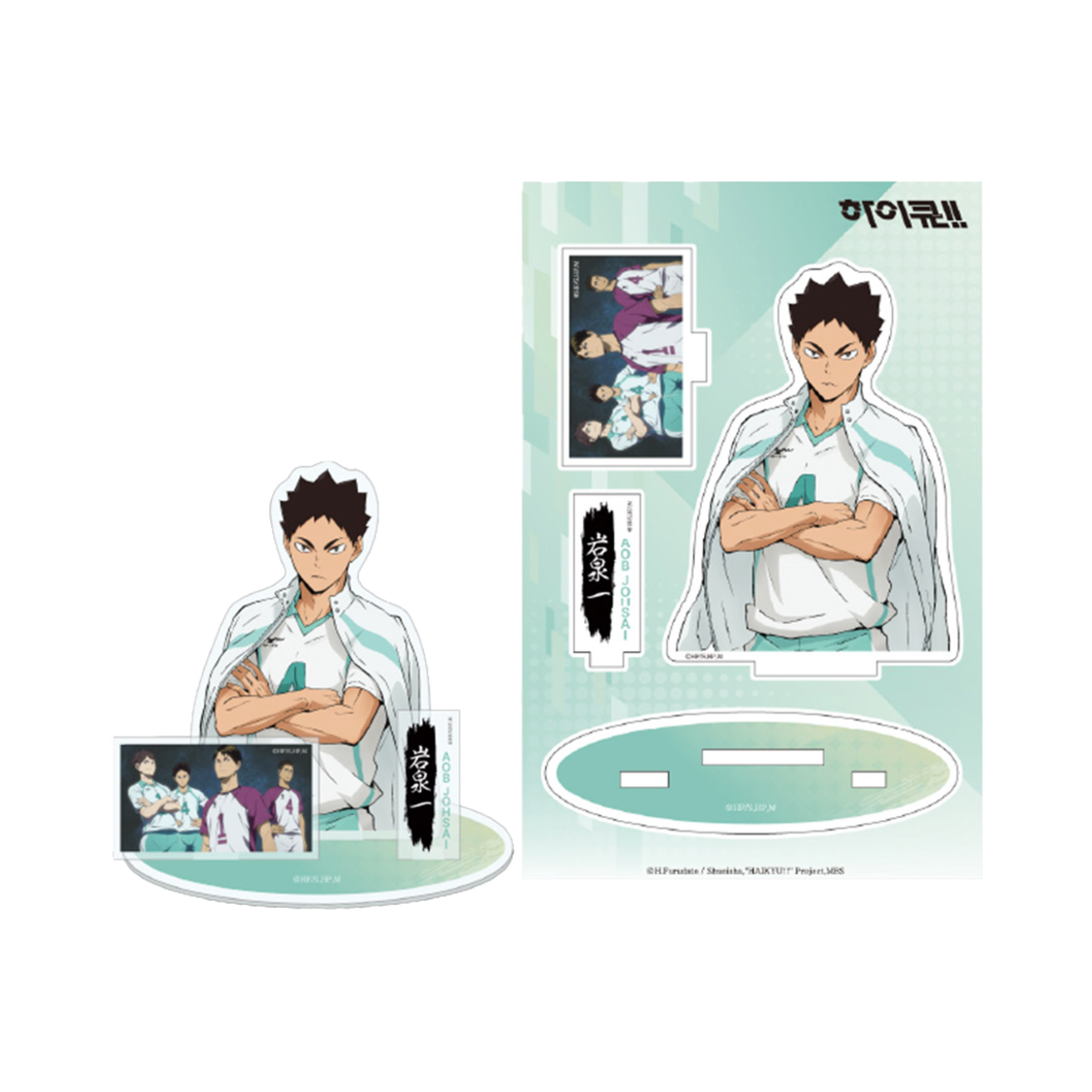 8809896027786 HAIKYU HINO Acrylic Diorama Stand Iwaizumi