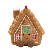 Jellycat Amuseables Gingerbread House Brown