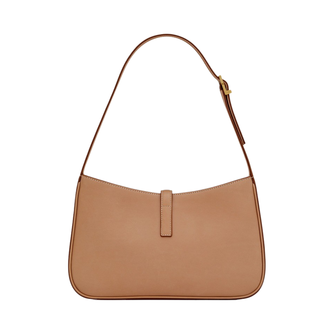 생로랑 베지터블 탠 레더 브론즈 모노그램 르 5 아 7 호보백 브라운 골드(Saint Laurent Bronze Monogram Le 5 A 7 Hobo Bag Vegetable Tanned Leather Brown Gold) - 4