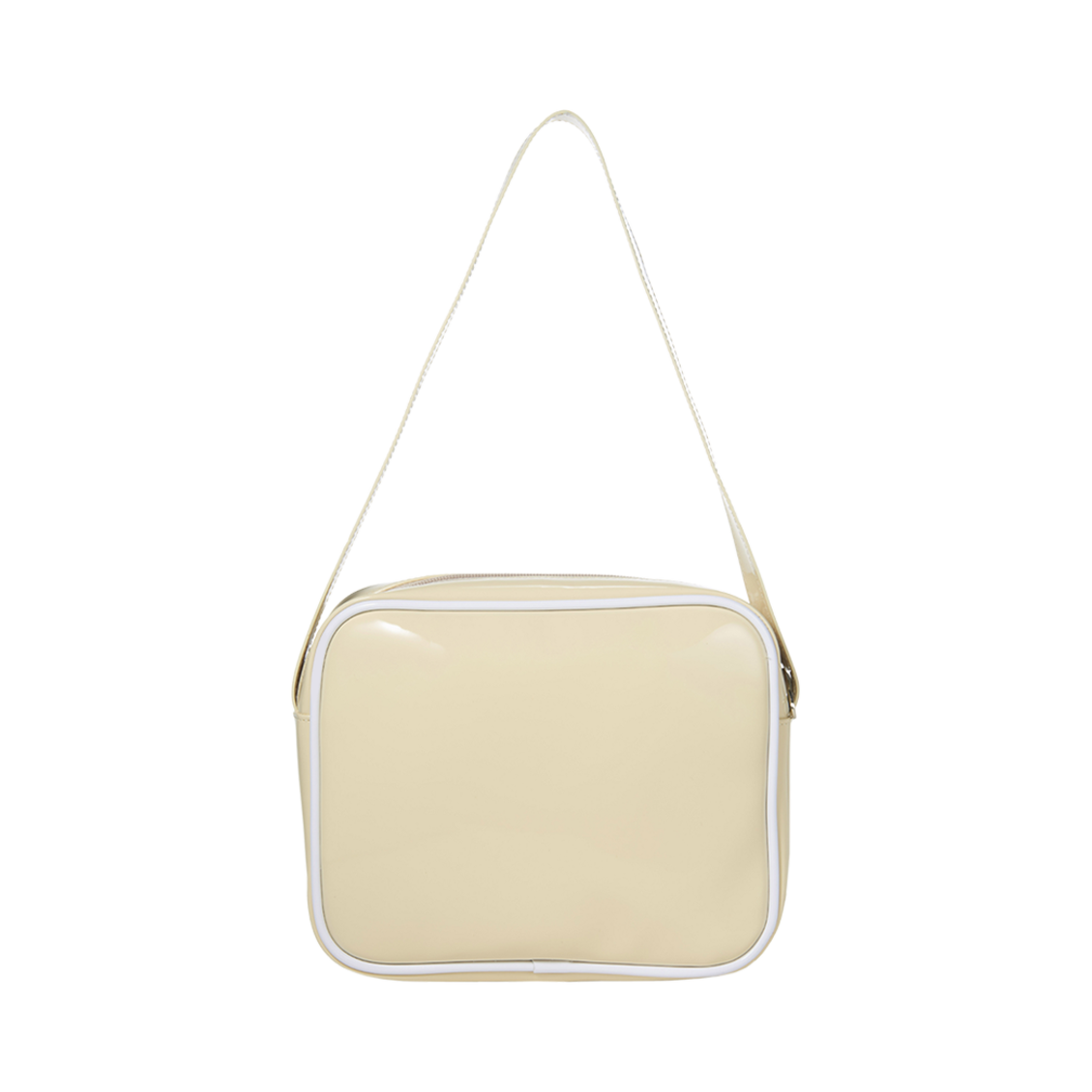 이미스 에나멜 숄더백 코인 퍼스 세트 라이트 베이지(Emis Enamel Shoulder Bag With Coin Purse Set Light Beige) - 3