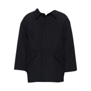 Wooyoungmi Nylon Padded Half Coat Black - 23FW