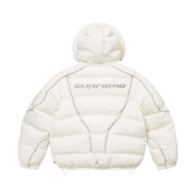 Supreme x Jordan Puffer Jacket White - 24FW