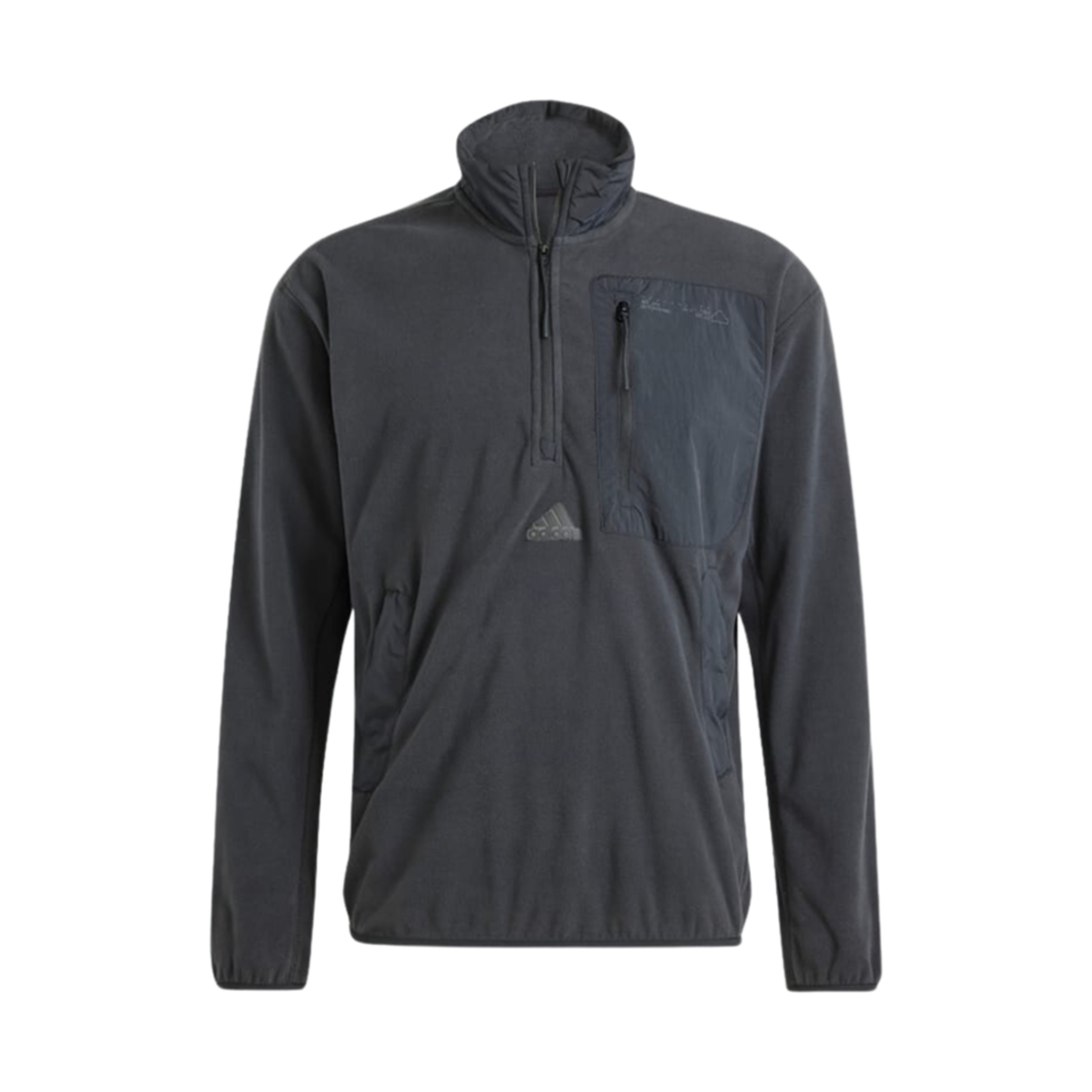 IV7414 Adidas City Escape Polar Fleece Half Zip Top Grey Four - KR Sizing