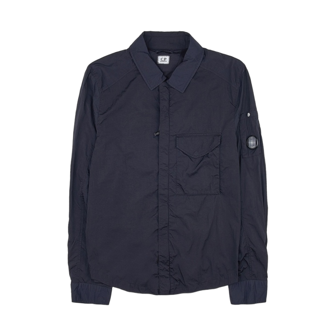 14CMOS041A005904G888 C.P. Company Chrome-R Overshirt Total Eclipse Blue - 23SS