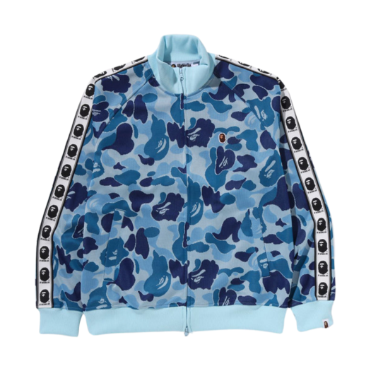 - BAPE ABC Camo Jacquard Track Jacket Blue