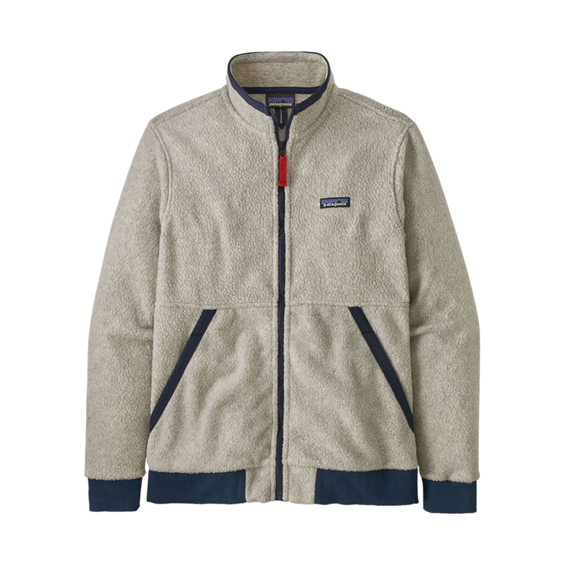26125 Patagonia Shearling Fleece Jacket Oatmeal Heather