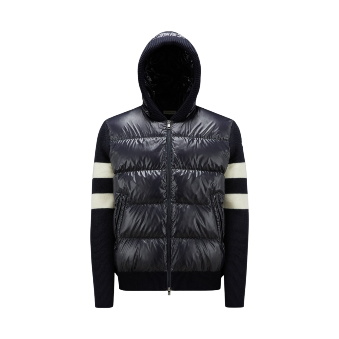 몽클레르 패딩 울 가디건 나이트 블루 - 23FW