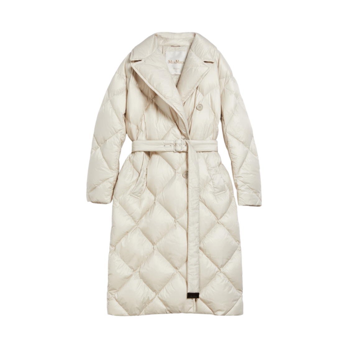 (W) 막스마라 더 큐브 트레코트 발수 소재 캔버스 코트 샌드