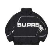 Supreme S Paneled Track Jacket Black - 21FW