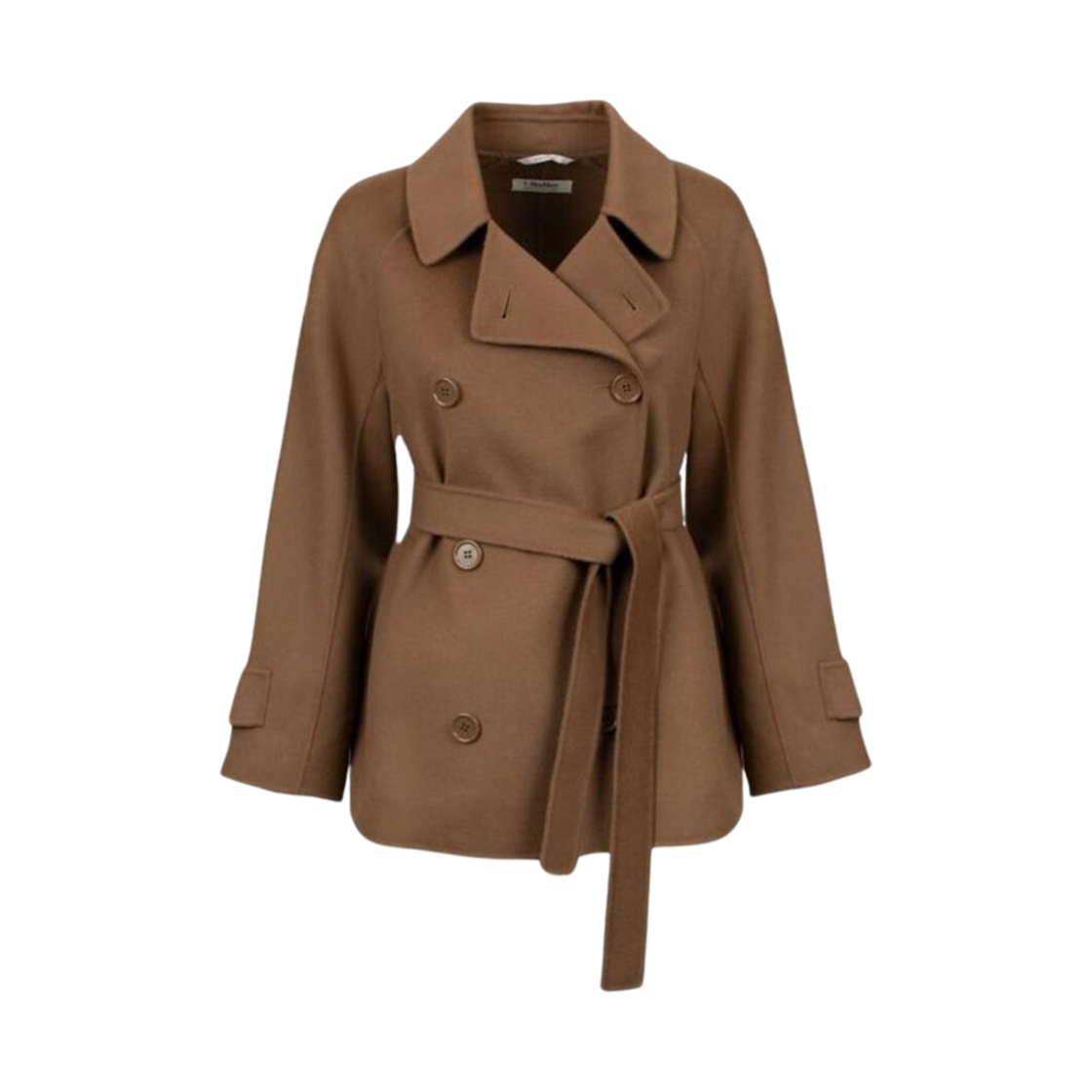 LOUIS-041 (W) S Max Mara Louis Virgin Wool Jacket Brown