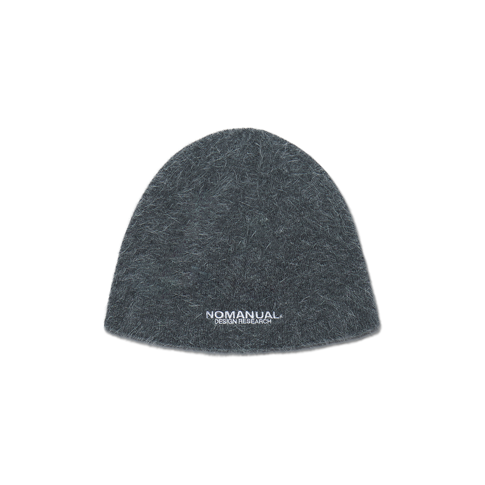 NM45HG02M1CH NOMANUAL NM Hairy Beanie Charcoal