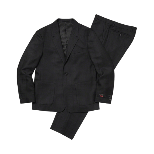 슈프림 브러쉬드 울 수트 블랙 - 24FW | Supreme | KREAM