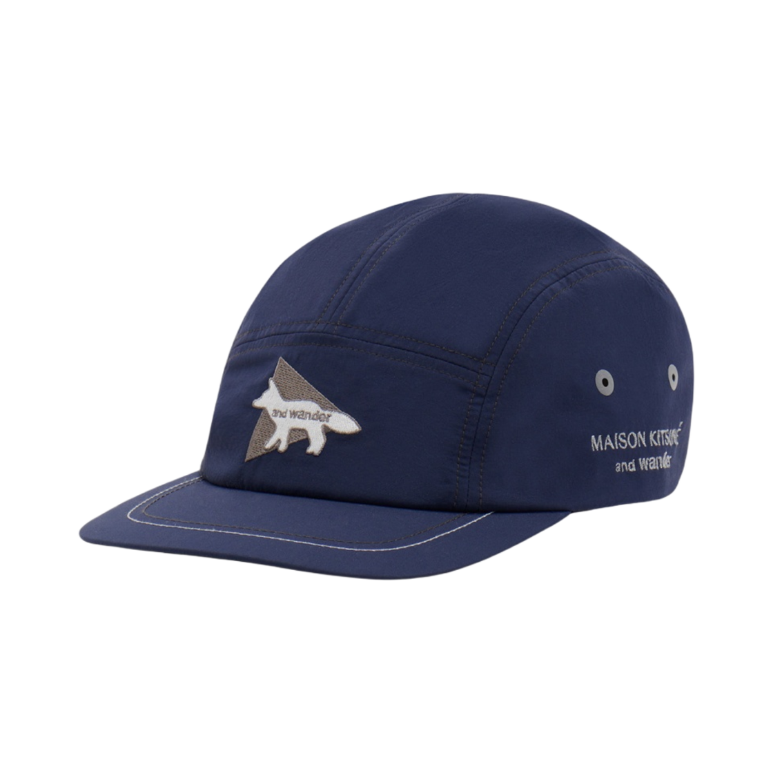 5743186909-P479 Maison Kitsune x And Wander Cap Navy