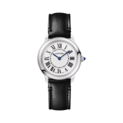 Cartier Ronde Must Watch 29 Quartz Steel Strap without Animal Materials Black