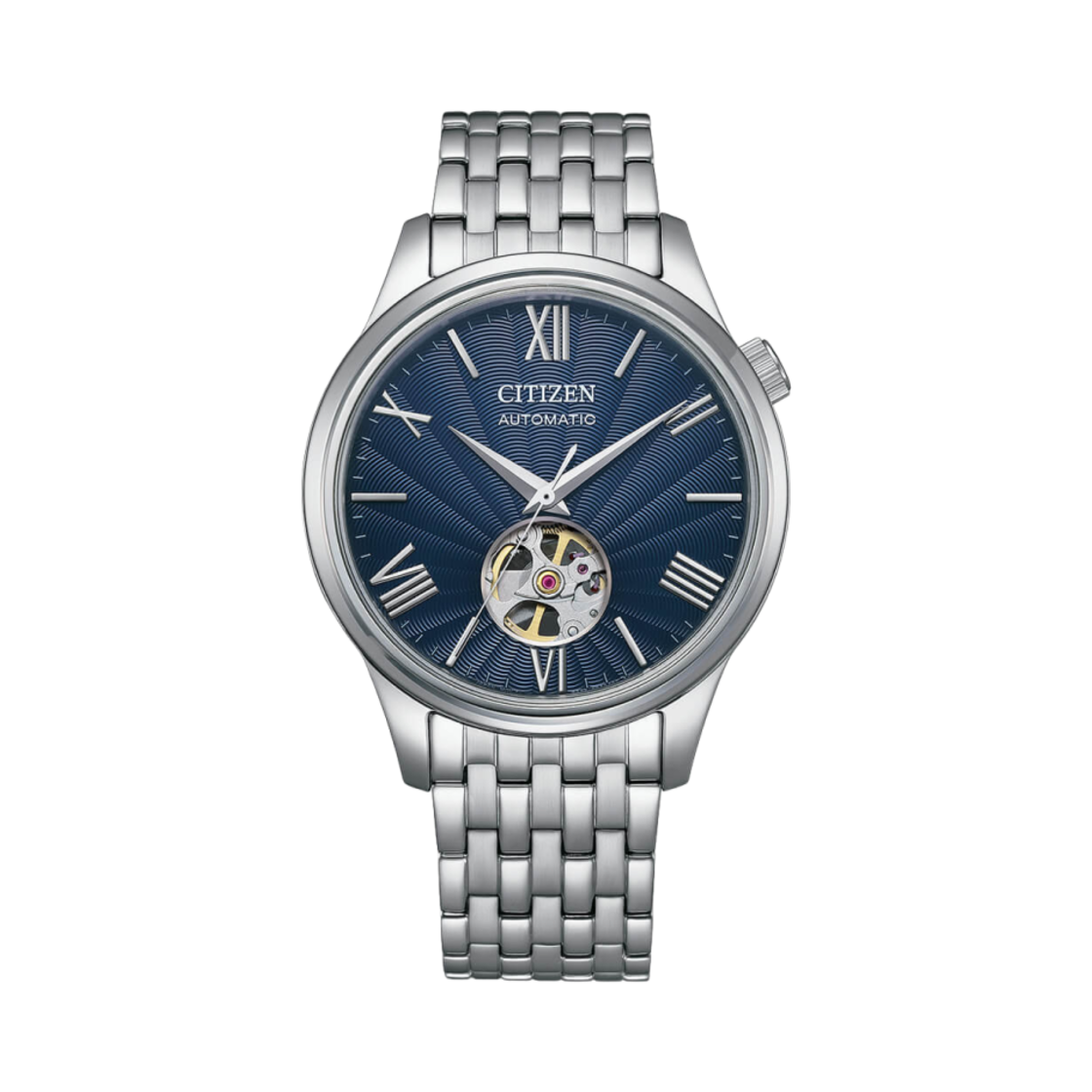 NH9130-84L Citizen Mechanical Automatic 40mm Stainless Steel Blue Silver