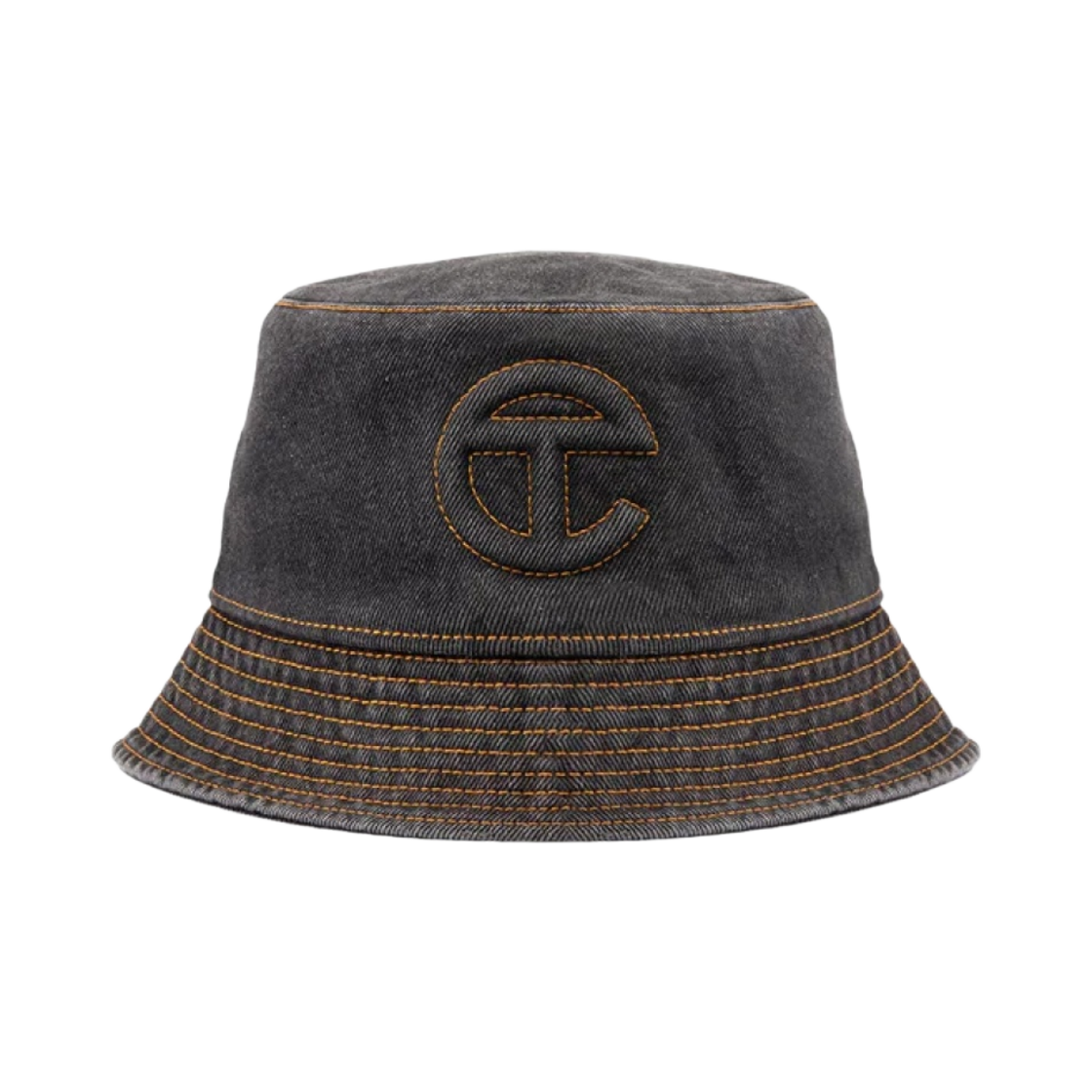 - Telfar Denim Bucket Hat Black Denim