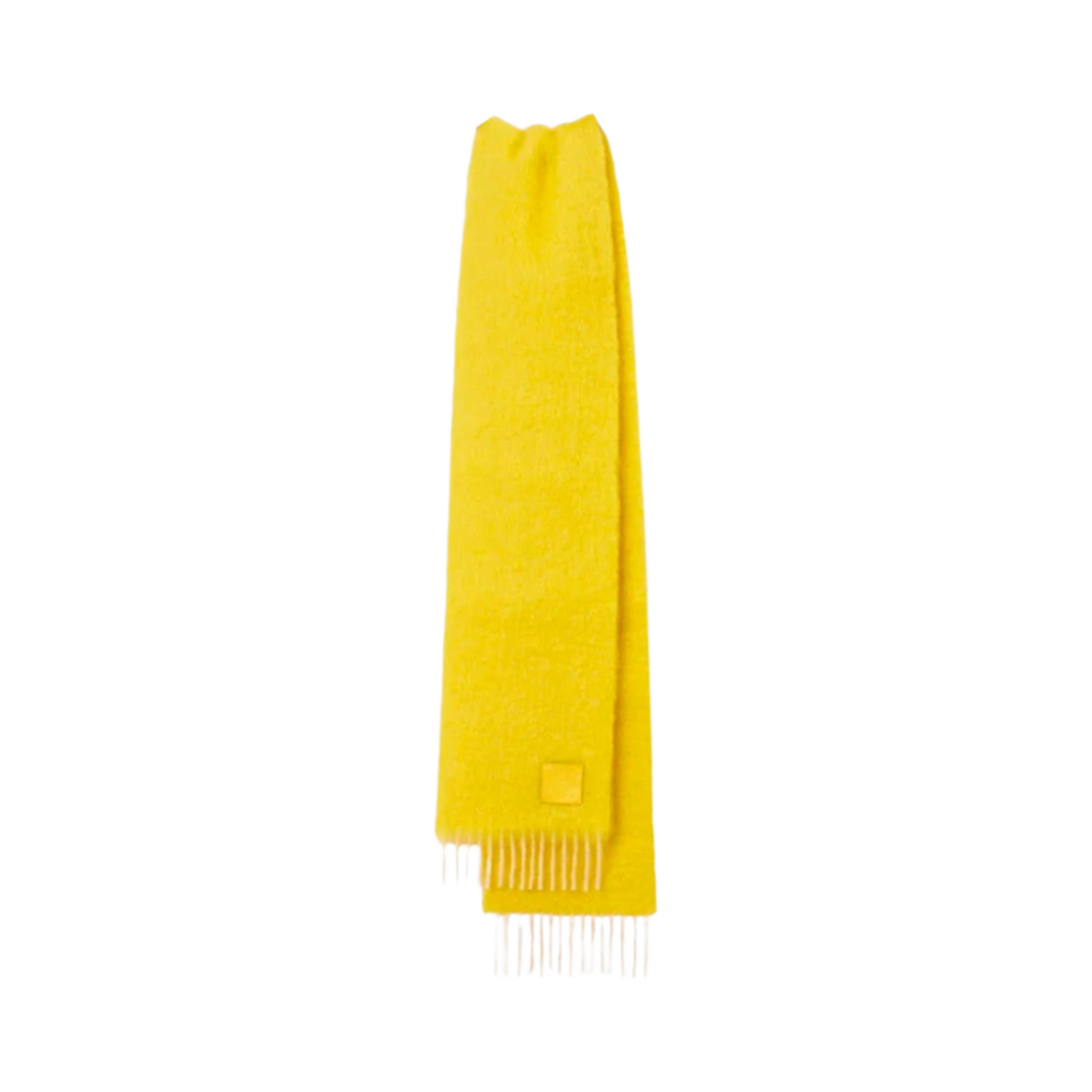 로에베 모헤어 울 머플러 옐로우(Loewe Muffler in Wool and Mohair Yellow) - 2