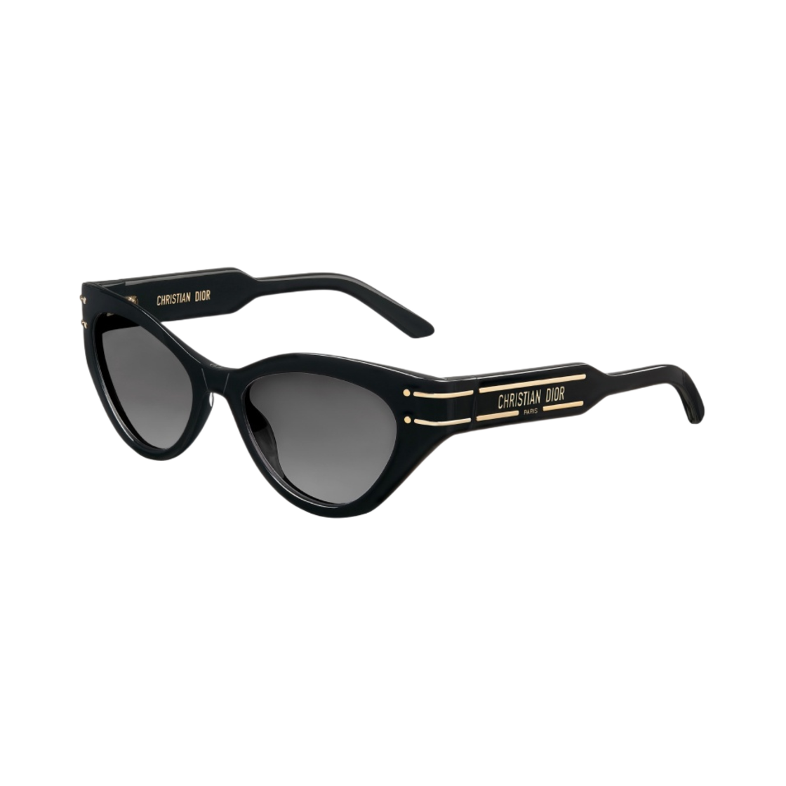 (W) 디올 디올시그니쳐 B7I 버터플라이 선글라스 블랙((W) Dior Diorsignature B7I Butterfly Sunglasses Black) - 1