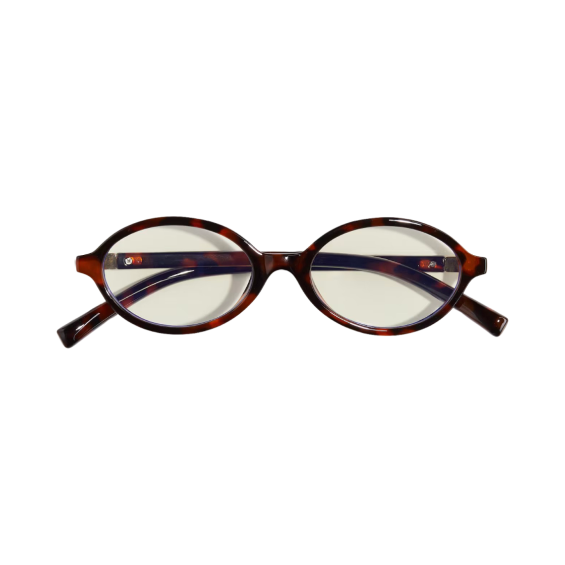 1257879001 H&M Blue Light Fashion Glasses Brown Tortoise Pattern