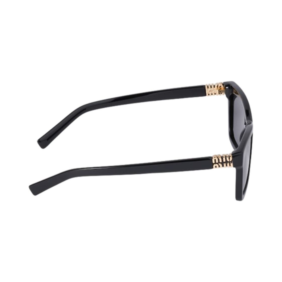(W) 미우 미우 로고 선글라스 슬레이트 그레이 렌즈((W) Miu Miu Logo Sunglasses Slate Gray Lenses) - 2
