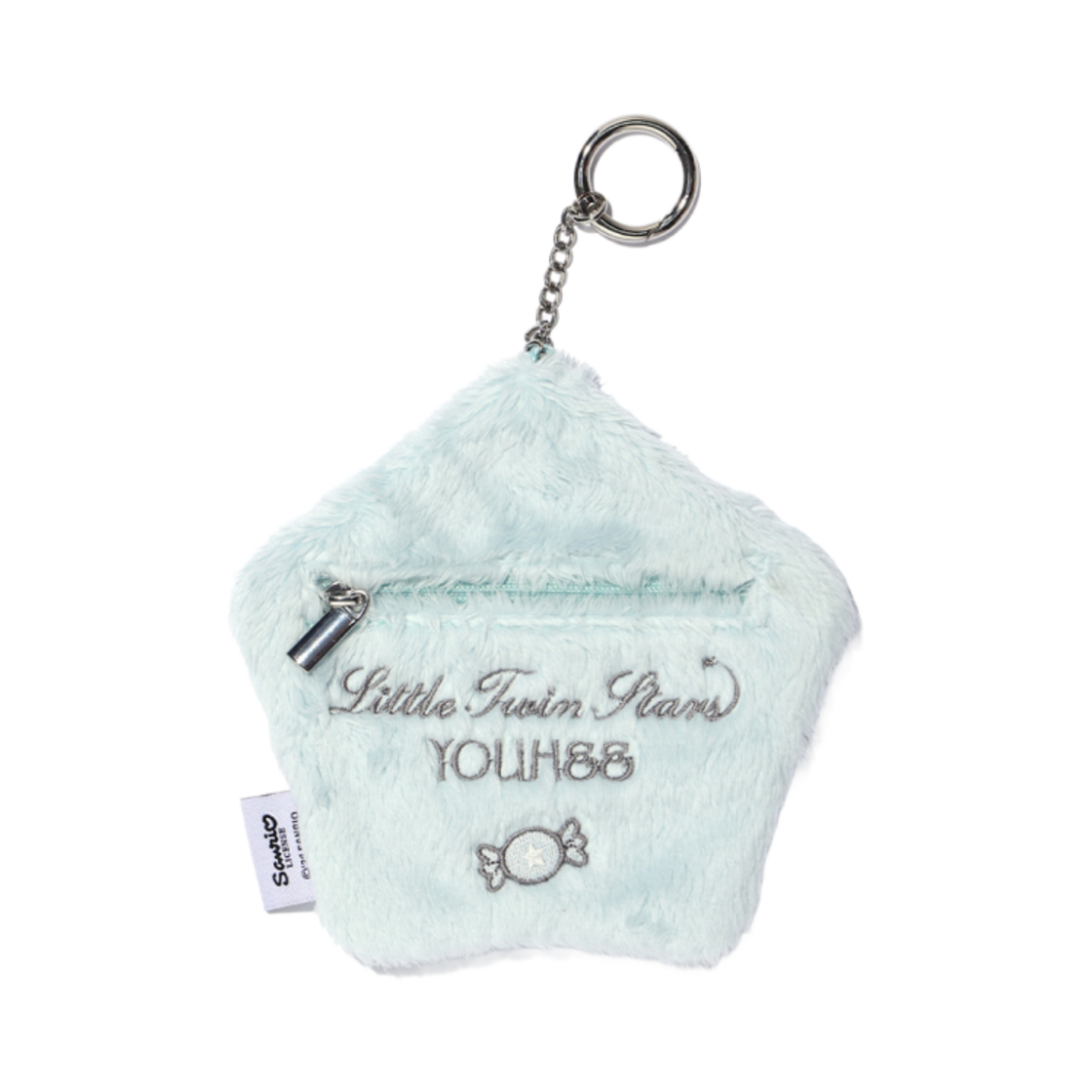 유희 x 리틀트윈스타 파우치 키링 스카이 블루(Youhee x Little Twin Star Pouch Key Ring Sky Blue) - 2