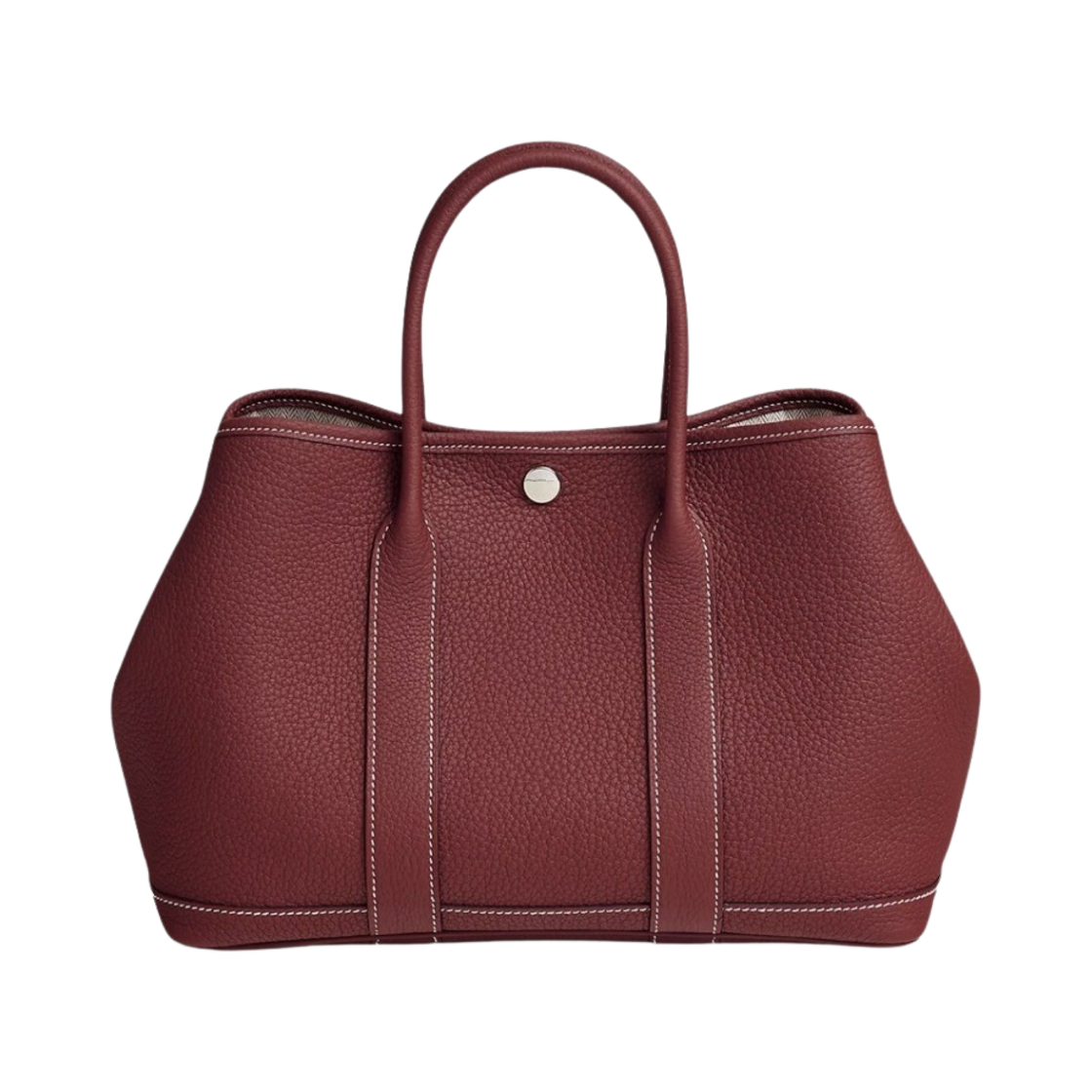 에르메스 가든 파티 30 백 네곤다 & 팔라듐 하드웨어 루즈 아쉬(Hermes Garden Party 30 Bag Negonda & Palladium Rouge H)