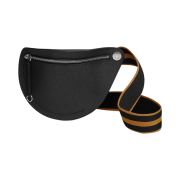 Hermes Petite Course Bag Epsom & Palladium Noir Caramel
