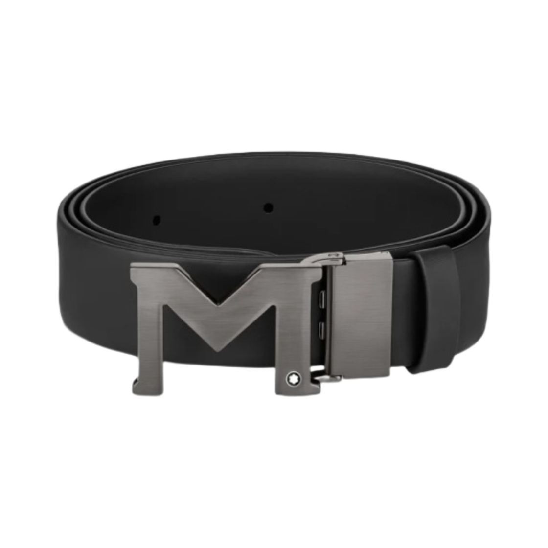 몽블랑 M 버클 35mm 레더 벨트 블랙(Montblanc M Buckle 35mm Leather Belt Black)