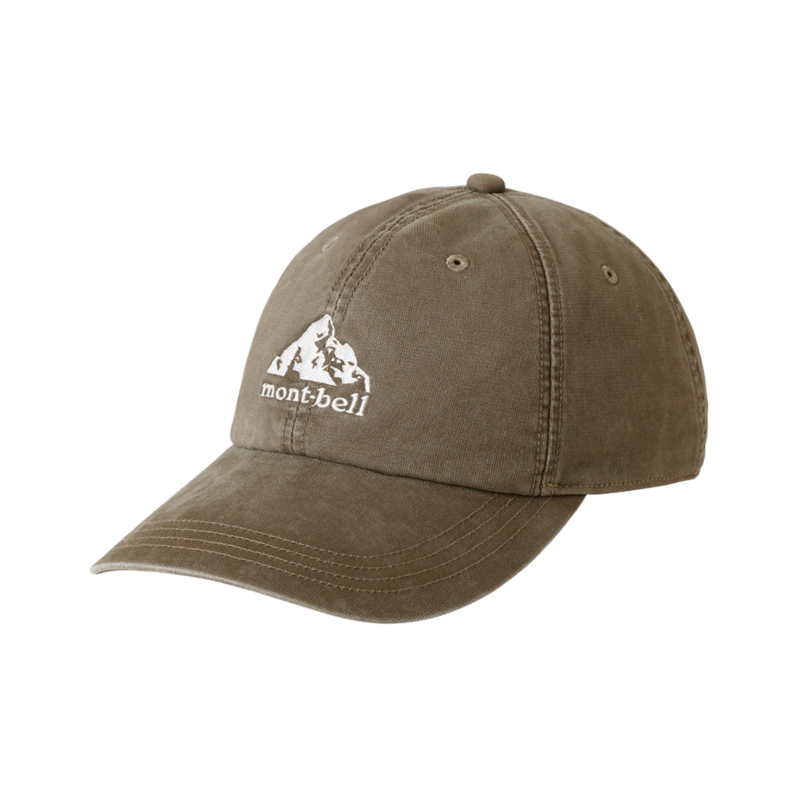 2108192/JBEXSUCW302 Montbell Washed Out Cotton Cap Brown