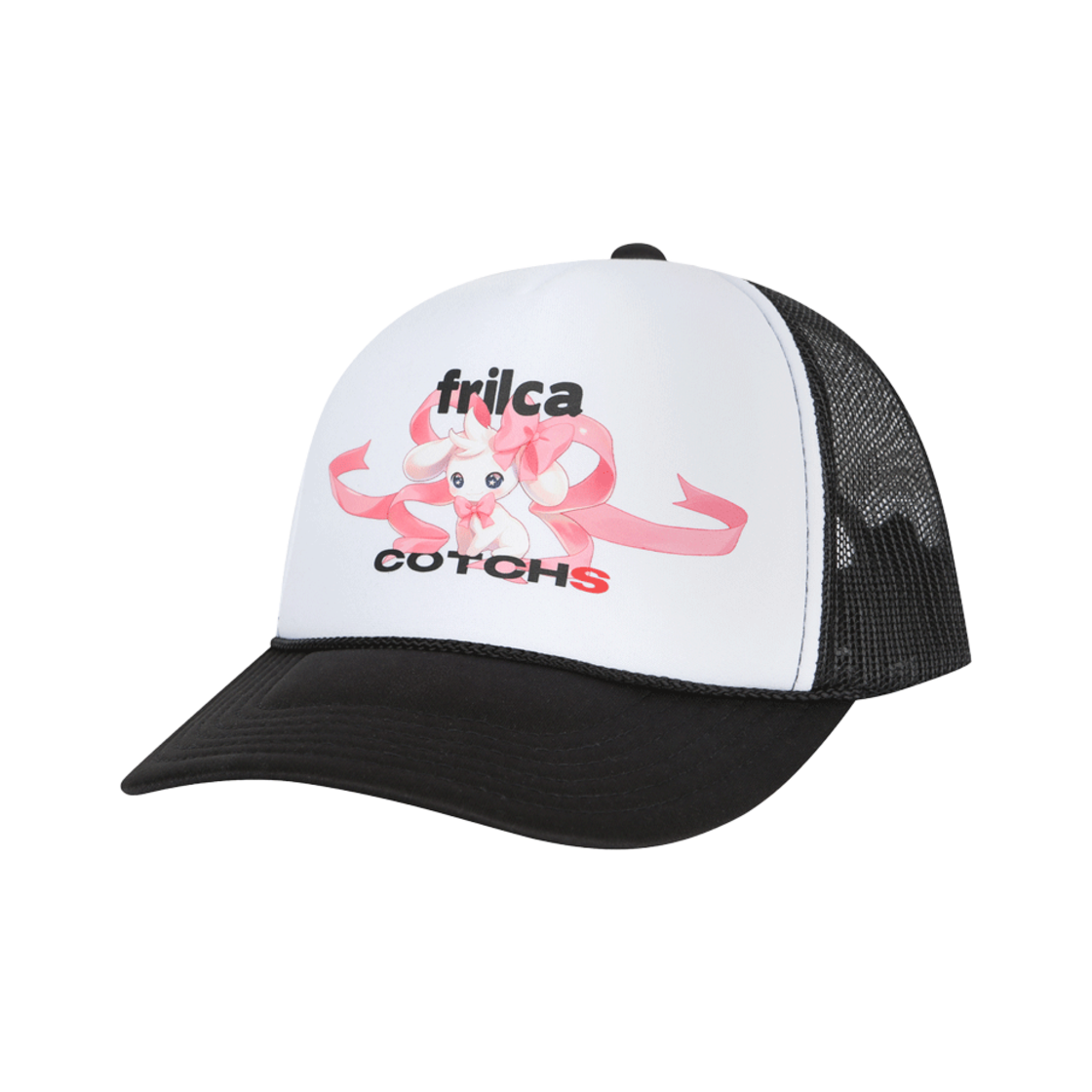 카치스 x 프릴카 프리코 트러커 캡 블랙(Cotchs X Frilca Frico Trucker Cap Black)