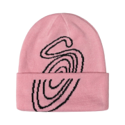 Stussy Swirl S Cuff Beanie Pink