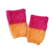 Kapital Mohair Knit Journey Glove Pink