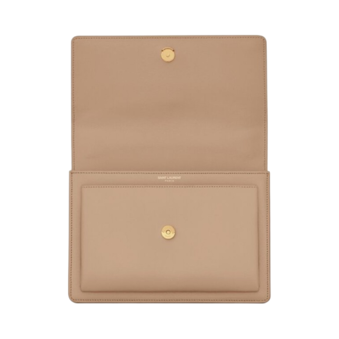 생로랑 스무스 레더 골드 모노그램 선셋 미디움백 다크 베이지(Saint Laurent Gold Monogram Sunset Medium Bag in Smooth Leather Dark Beige) - 3